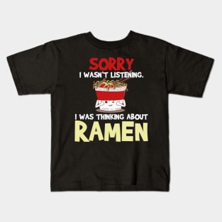 Japanese Noodles Kids T-Shirt